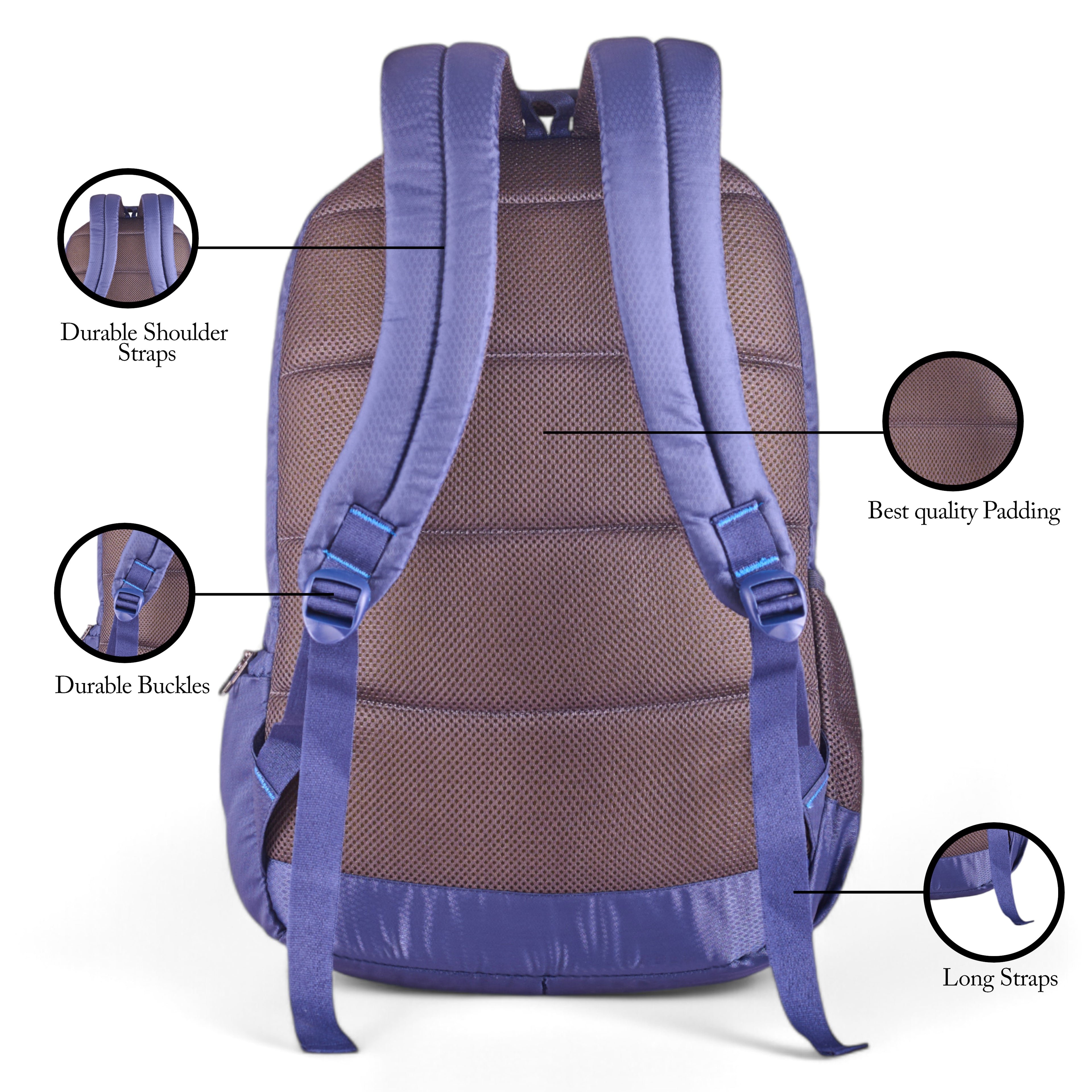 REGULAR BACK PACK MAGIC-19"(34 LTR) NAVY BLUE