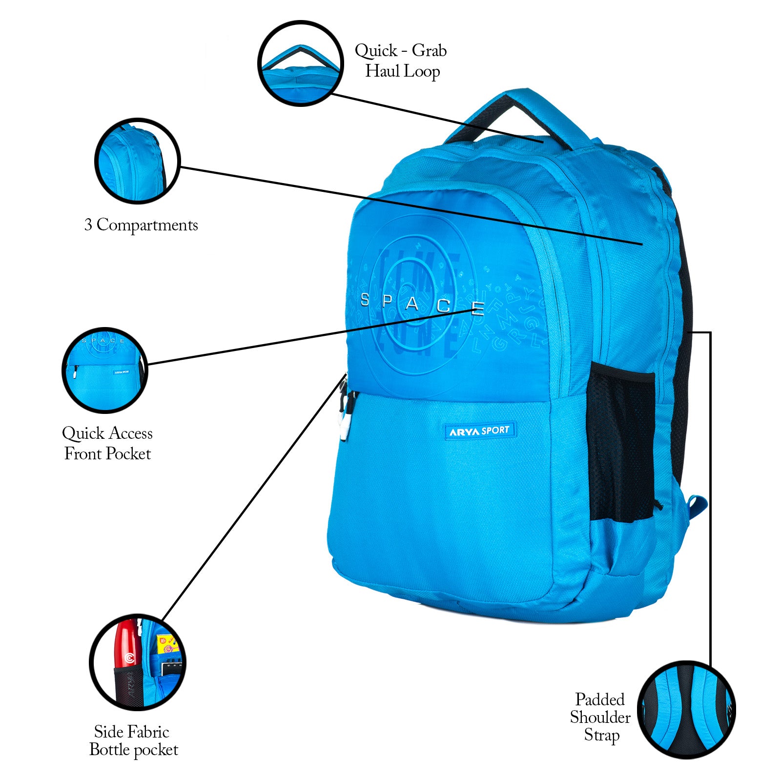SB Timezone Backpack Sky Blue