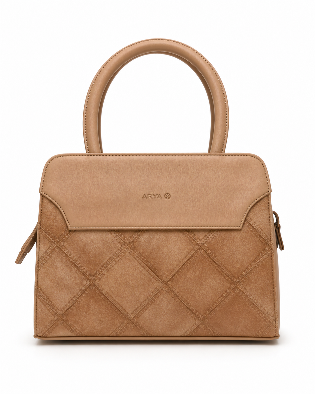 FLBM 181 Beige ladies handbag - front view