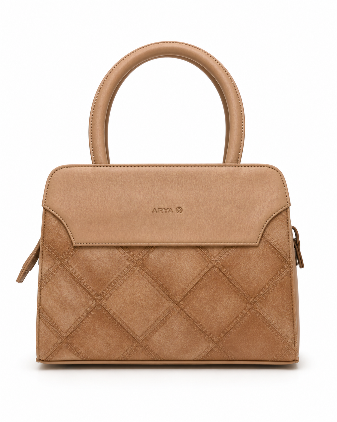 FLBM 181 Beige ladies handbag - front view