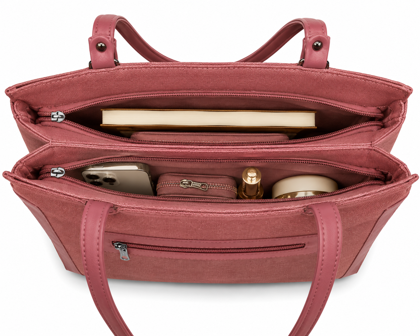 Mahira Pink ladies handbag - detail view