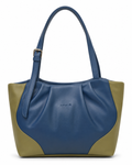 Juhi Blue/Green ladies handbag - front view