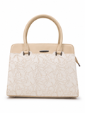 Saanvi Cream ladies handbag - front view