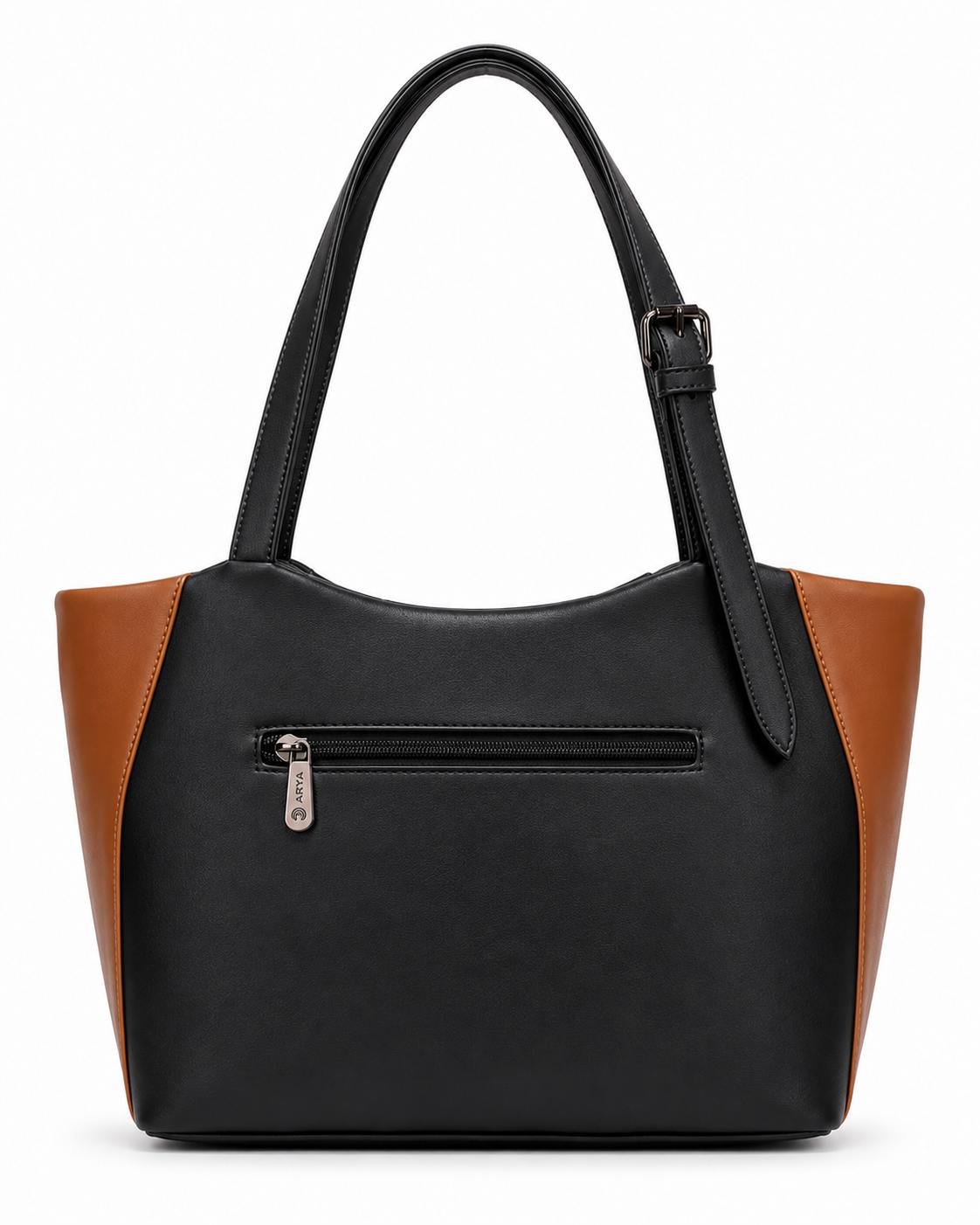 Juhi Black/Brown ladies handbag - angle view