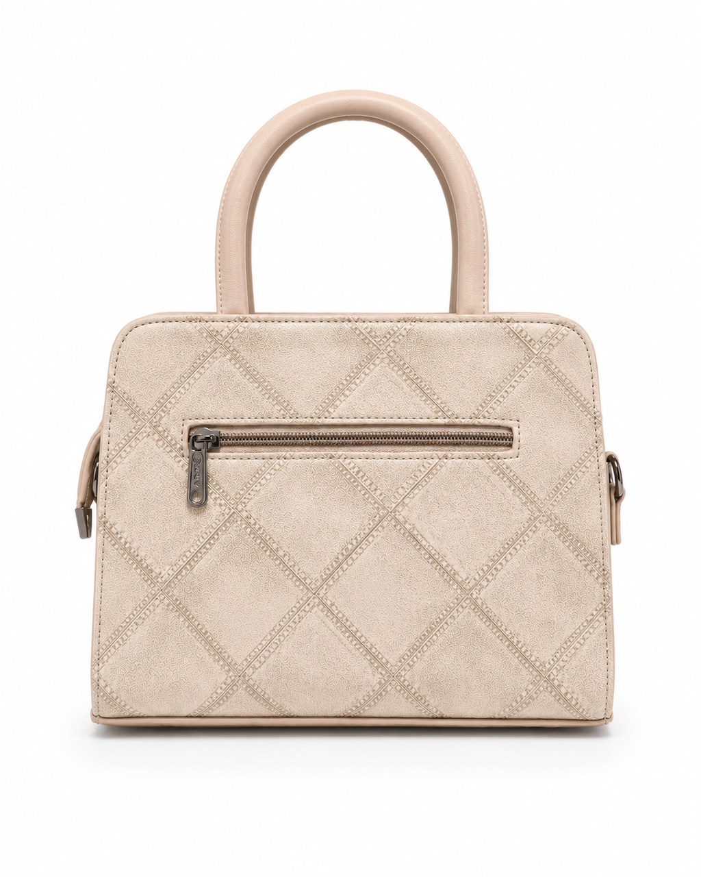FLBM 181 Cream ladies handbag - angle view
