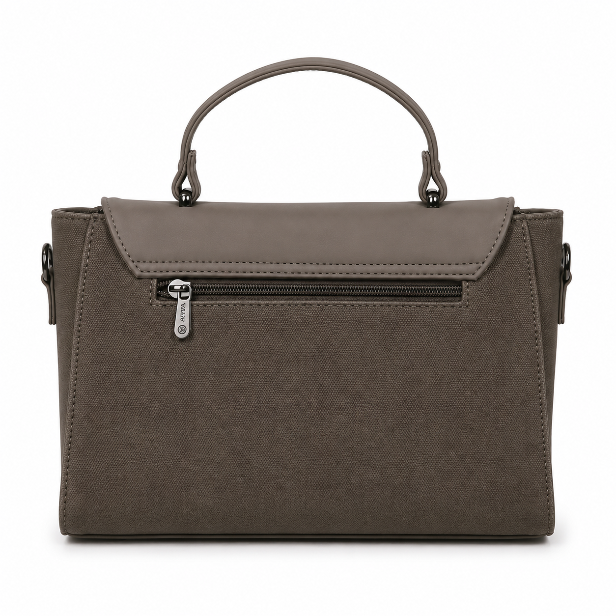 Oishi Grey ladies handbag - angle view