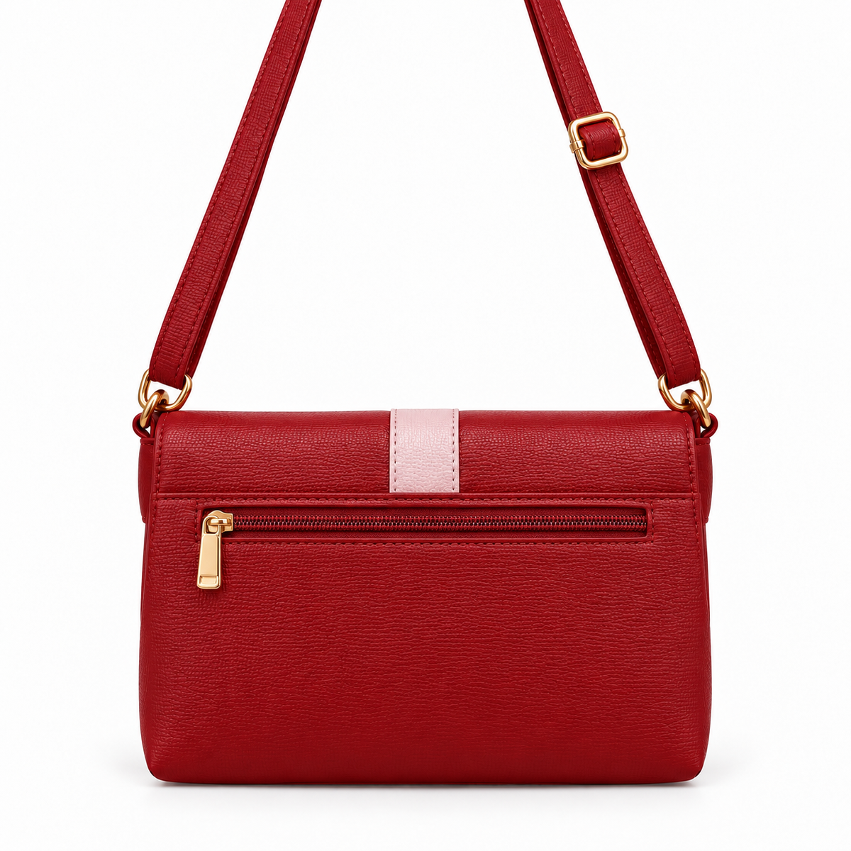 Villa Sling Handbag in red, alternate view