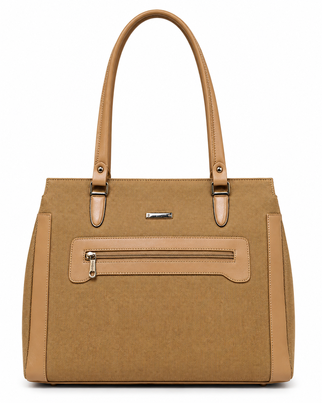 Mahira Khaki ladies handbag - front view