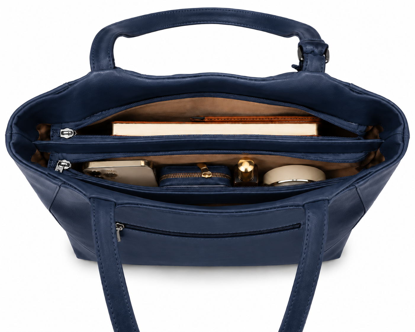Juhi Blue/Green ladies handbag - detail view
