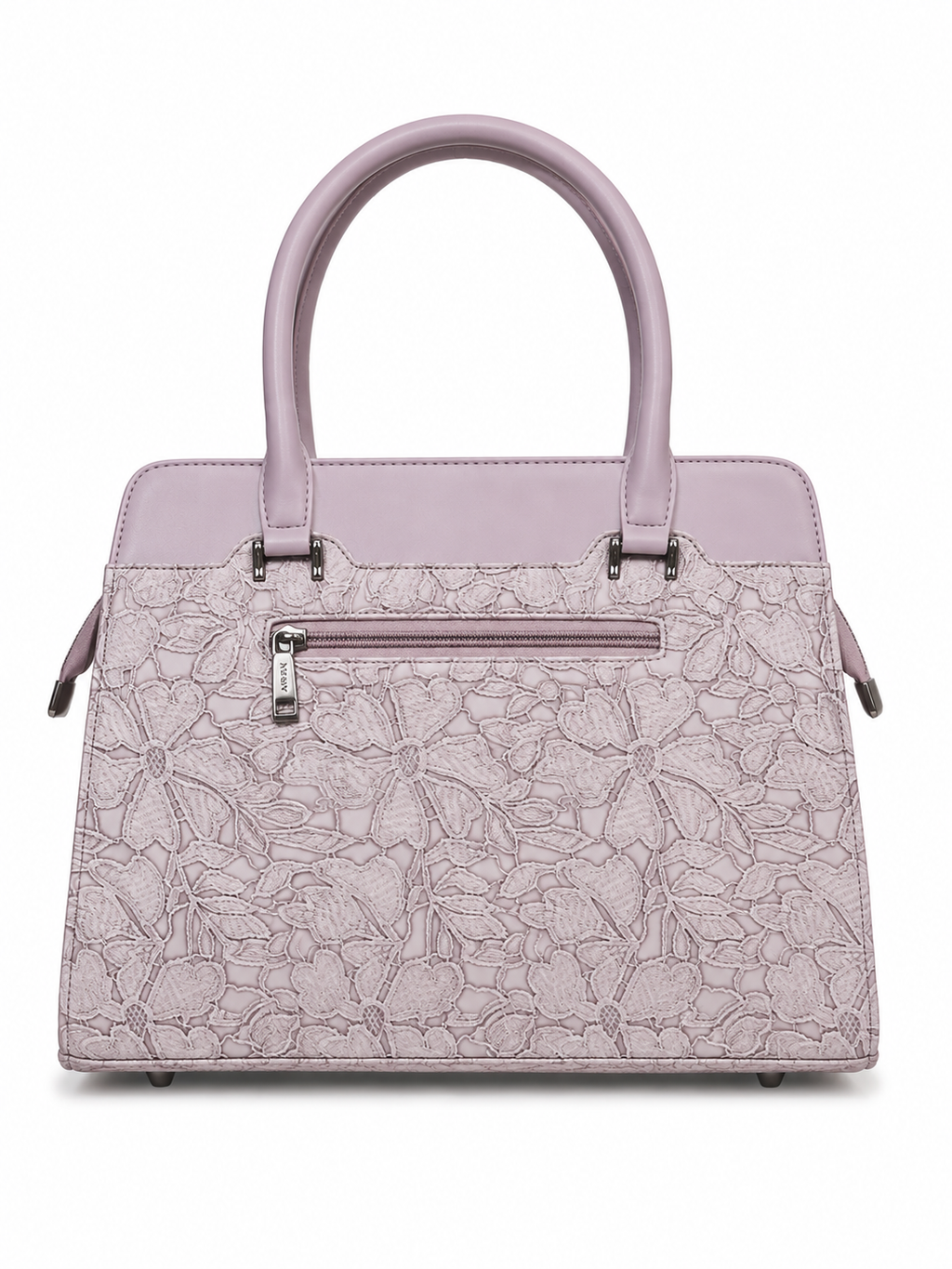 Saanvi Lavender ladies handbag - angle view