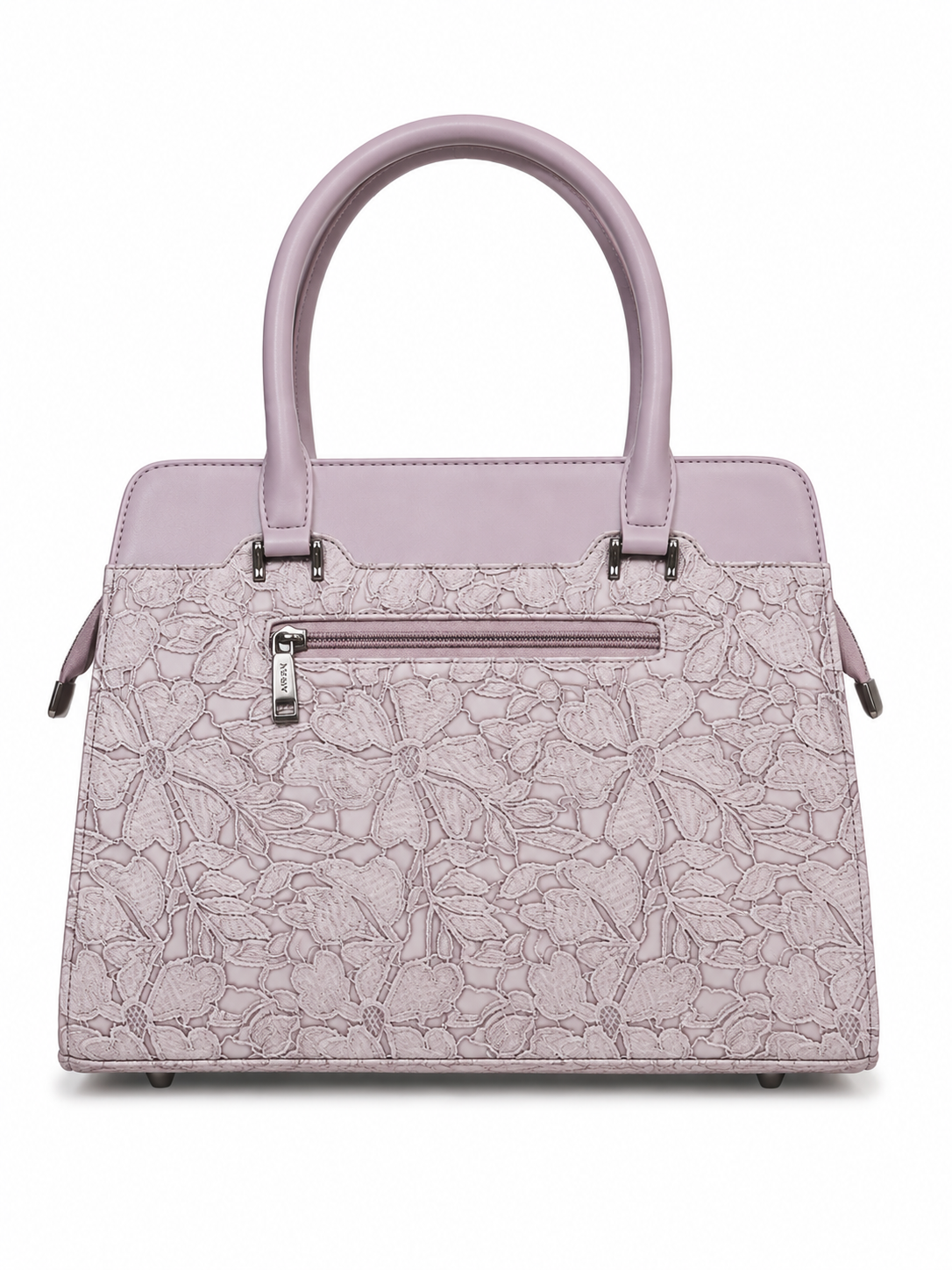 Saanvi Lavender ladies handbag - angle view