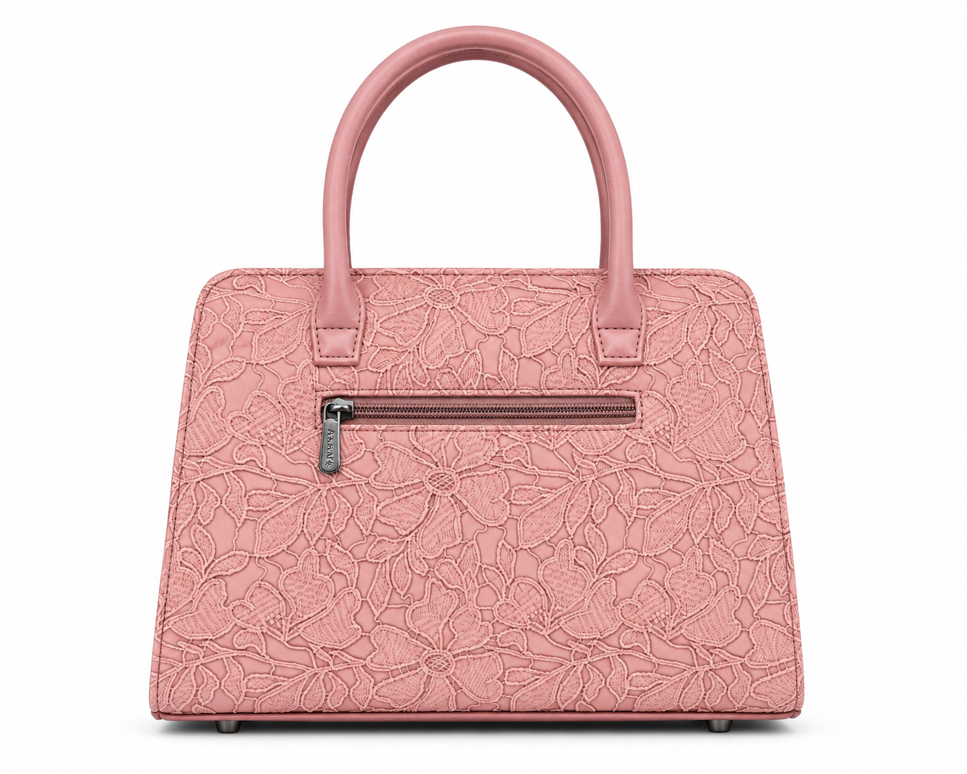 Saanvi Pink ladies handbag - angle view