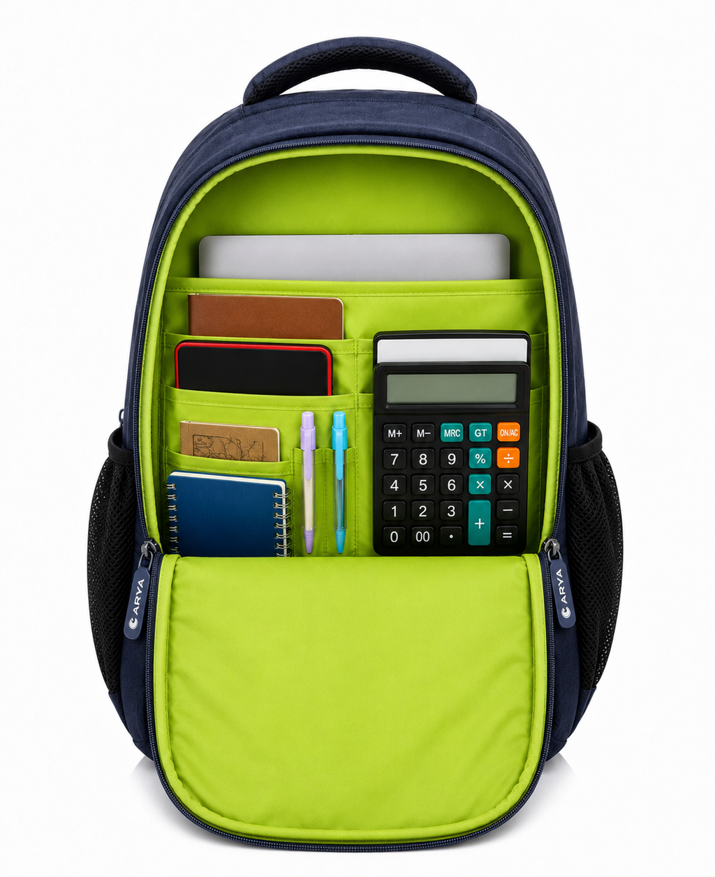 Next Step Backpack Navy Blue - interior organiser