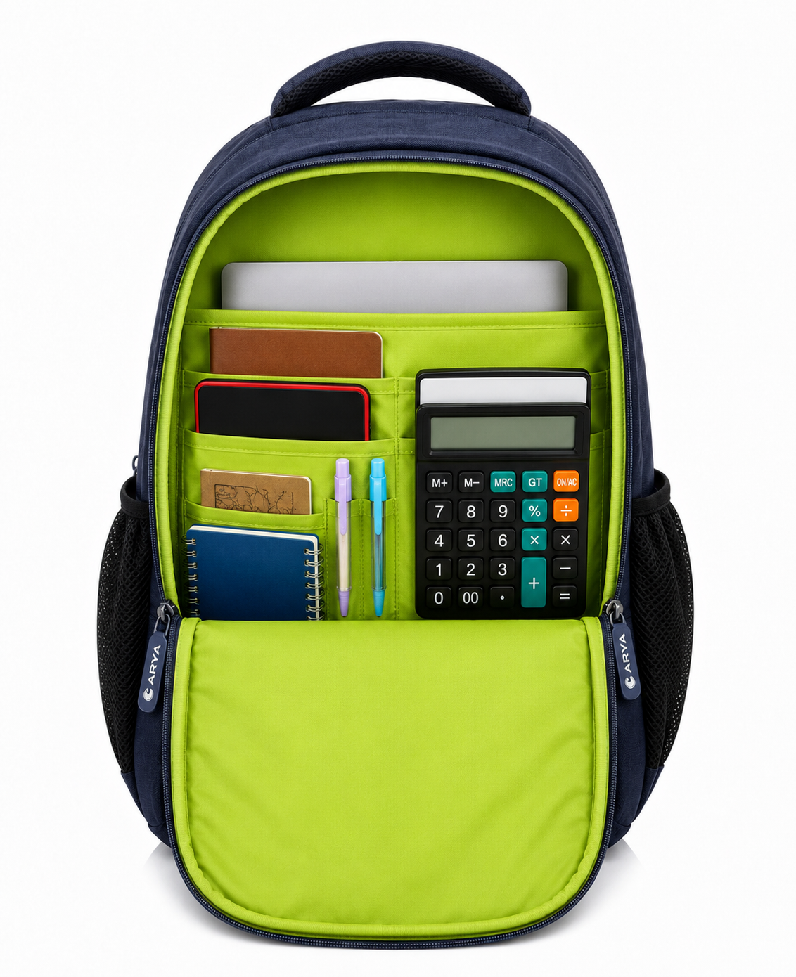Next Step Backpack Navy Blue - interior organiser