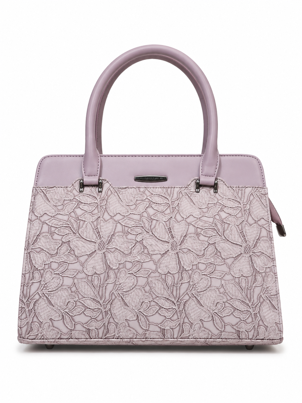 Saanvi Lavender ladies handbag - front view