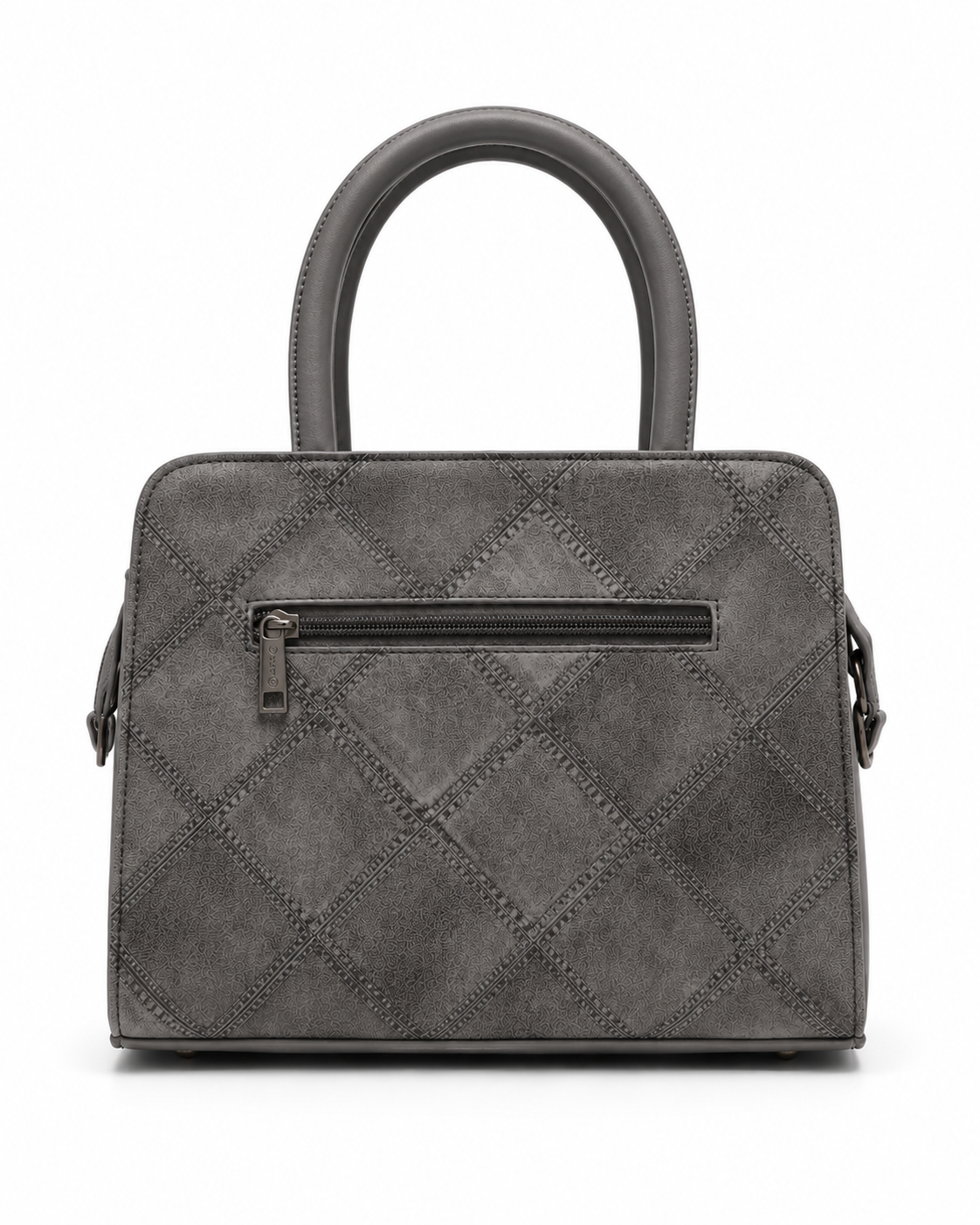 FLBM 181 Grey ladies handbag - detail view