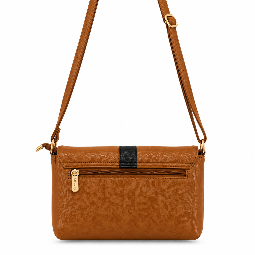 Villa Sling Handbag in tan, alternate view