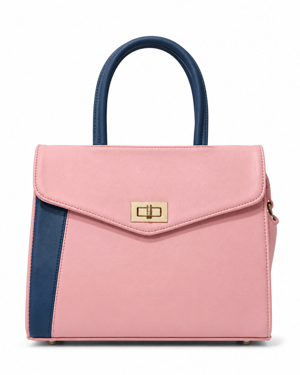 Rashmi Pink/Blue ladies handbag - front view
