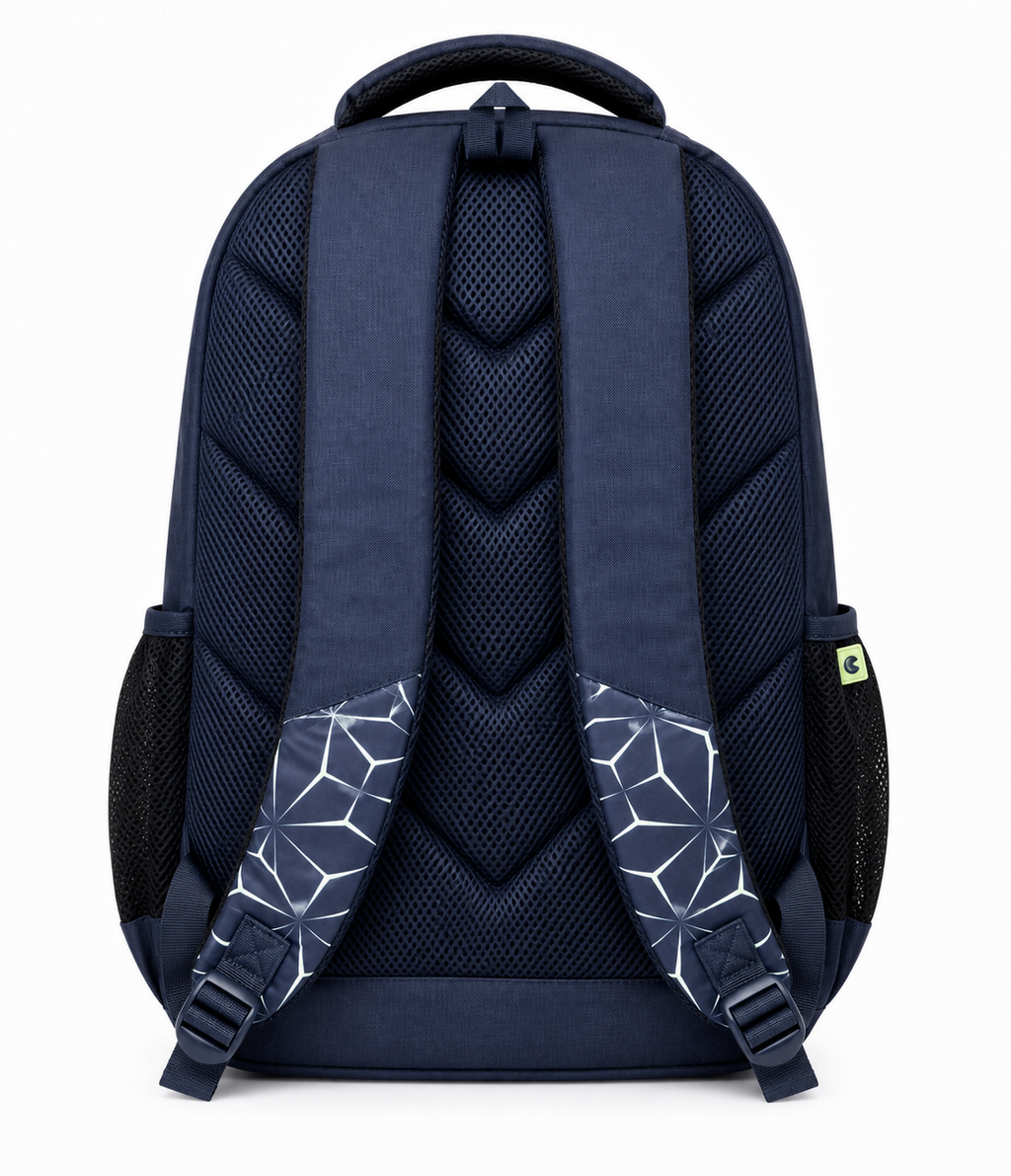 Spark Backpack Navy Blue/Cream - back