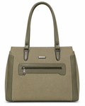 Mahira Olive Green ladies handbag - front view