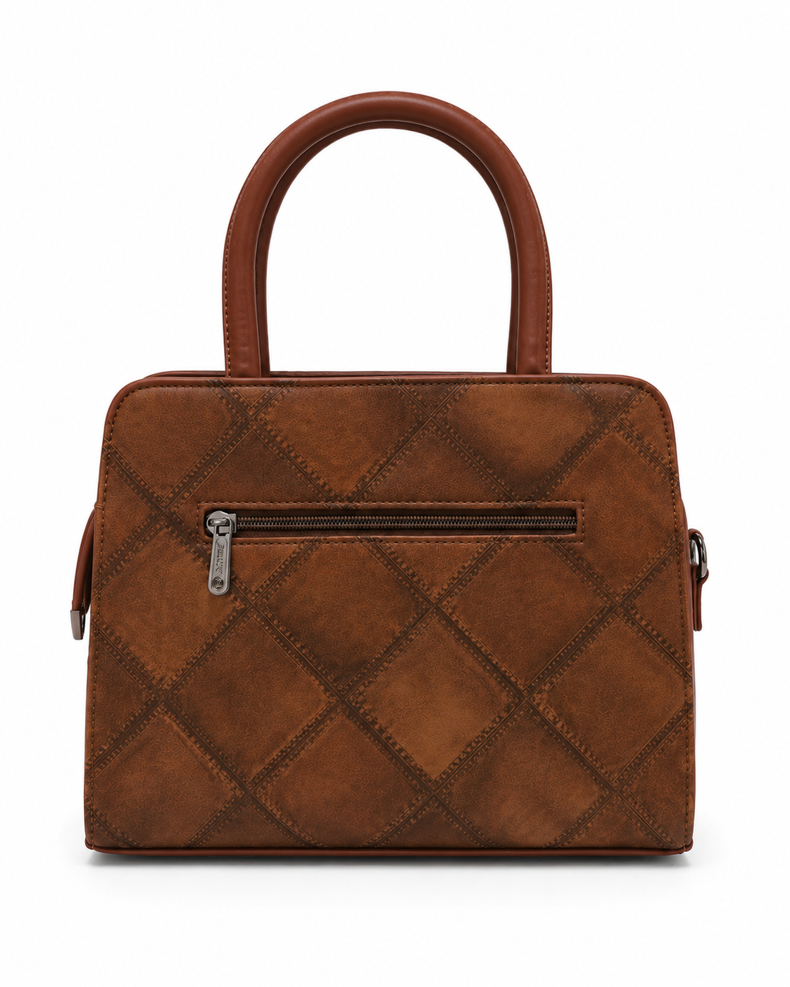 FLBM 181 Brown ladies handbag - angle view