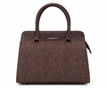 Saanvi Dark Brown ladies handbag - front view