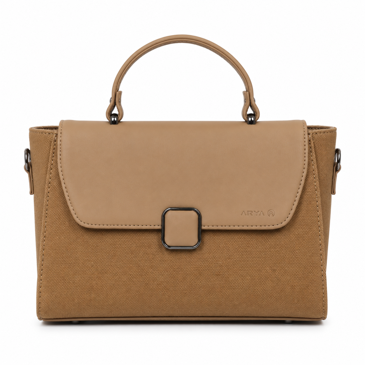 Oishi Khaki ladies handbag - front view