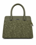 Saanvi Olive Green ladies handbag - front view