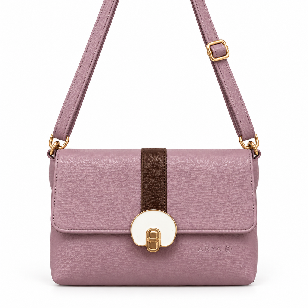 Villa Sling Handbag in lavender, alternate view