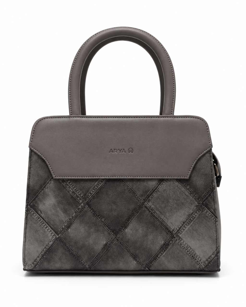 FLBM 181 Grey ladies handbag - front view
