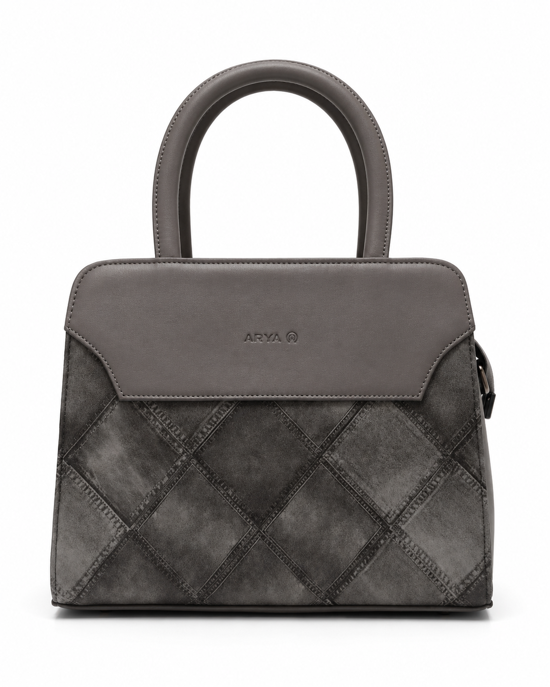 FLBM 181 Grey ladies handbag - front view