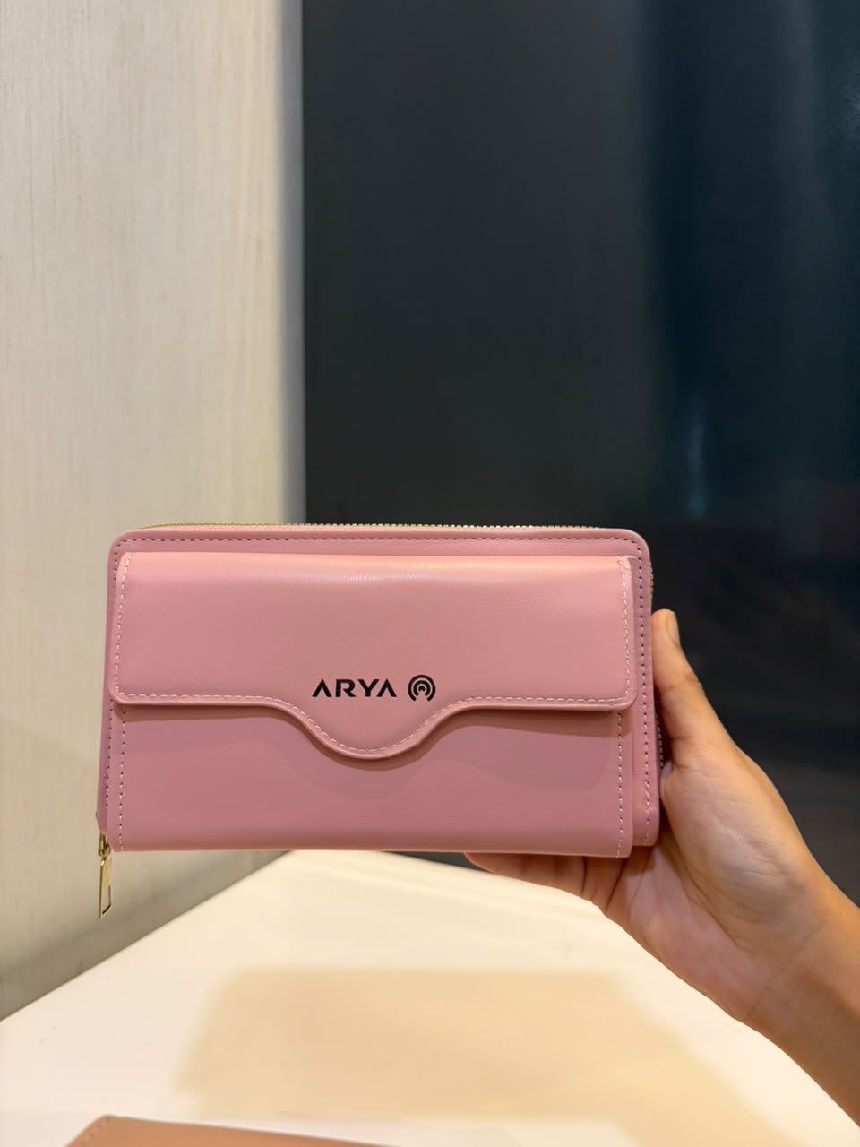 Arya SJ-24 purse in Blush Pink