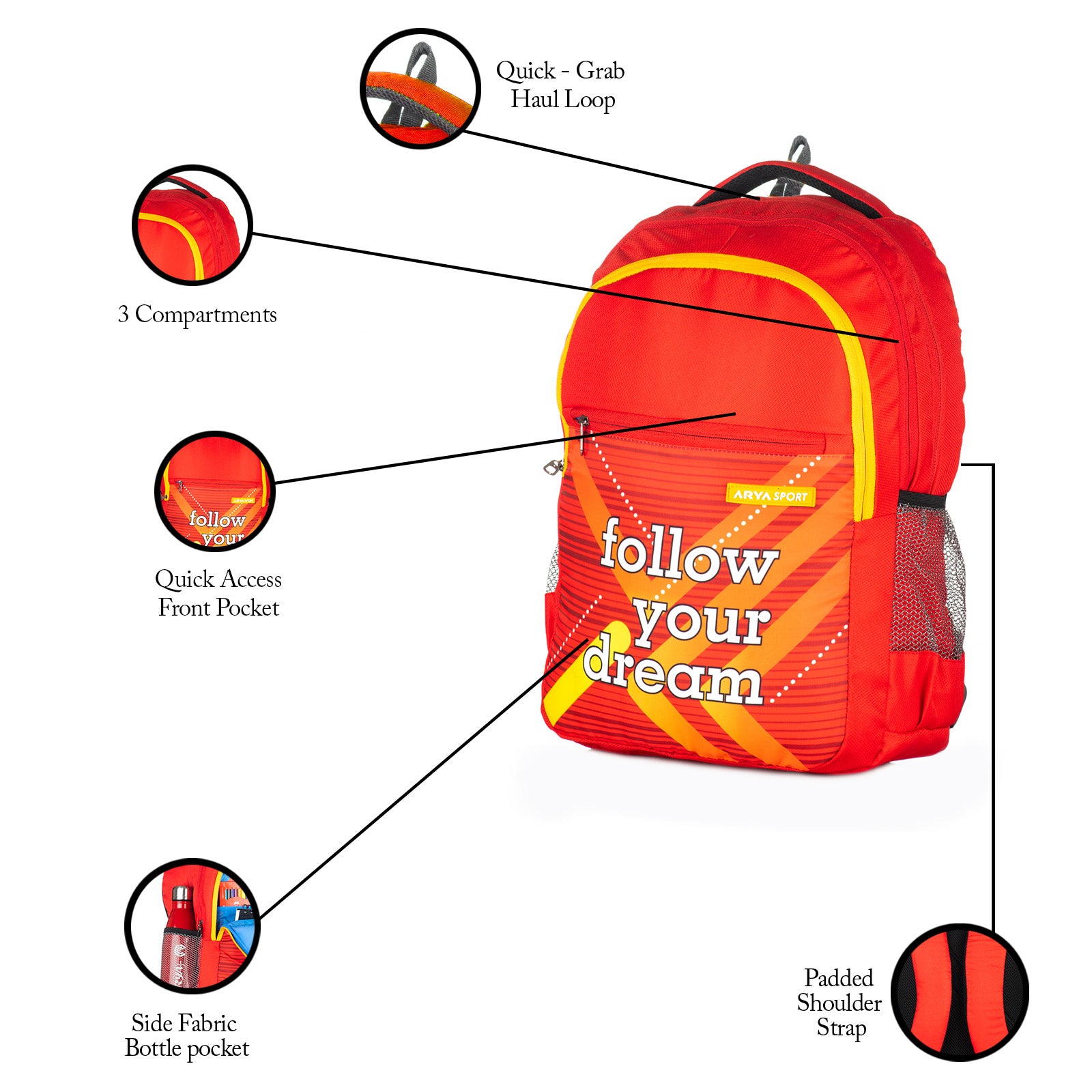 SB Dream Backpack Red