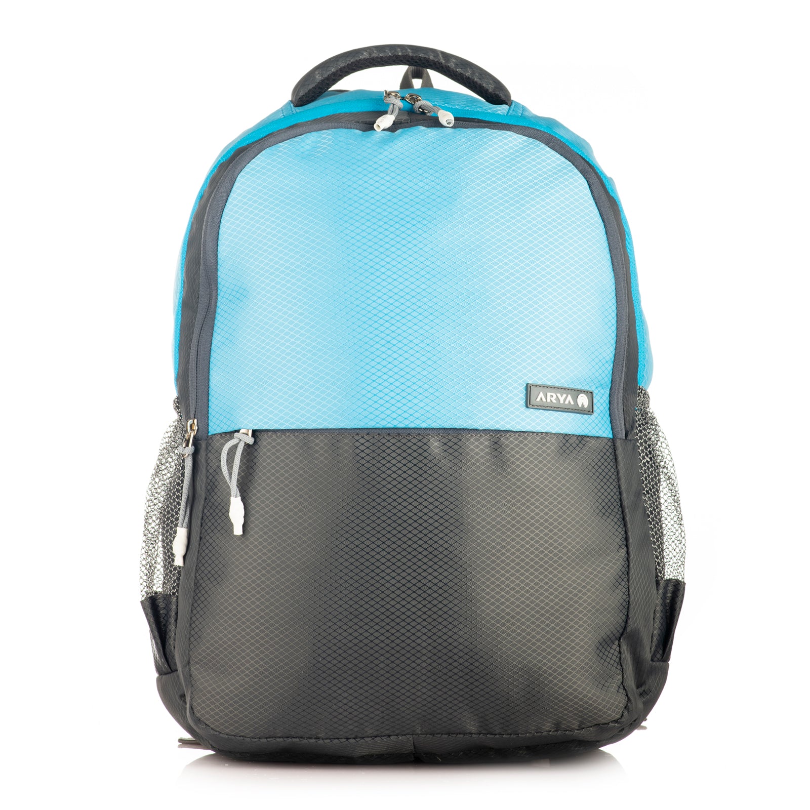 REGULAR BACK PACK DUO-19"(32 LTR) GREY & SKY BLUE