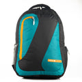 REGULAR BACK PACK COLOMBUS-19"(32 LTR) BLACK & AQUA BLUE