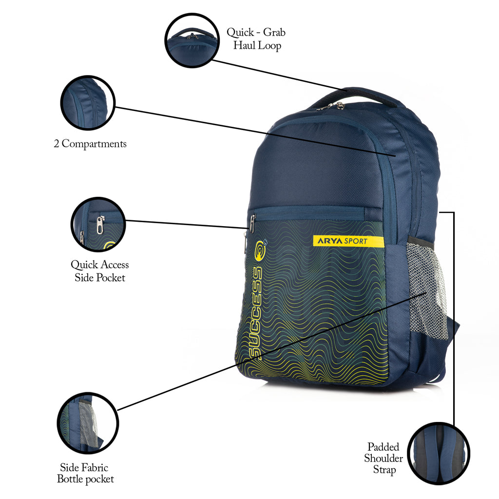 SB Success Backpack Navy Blue