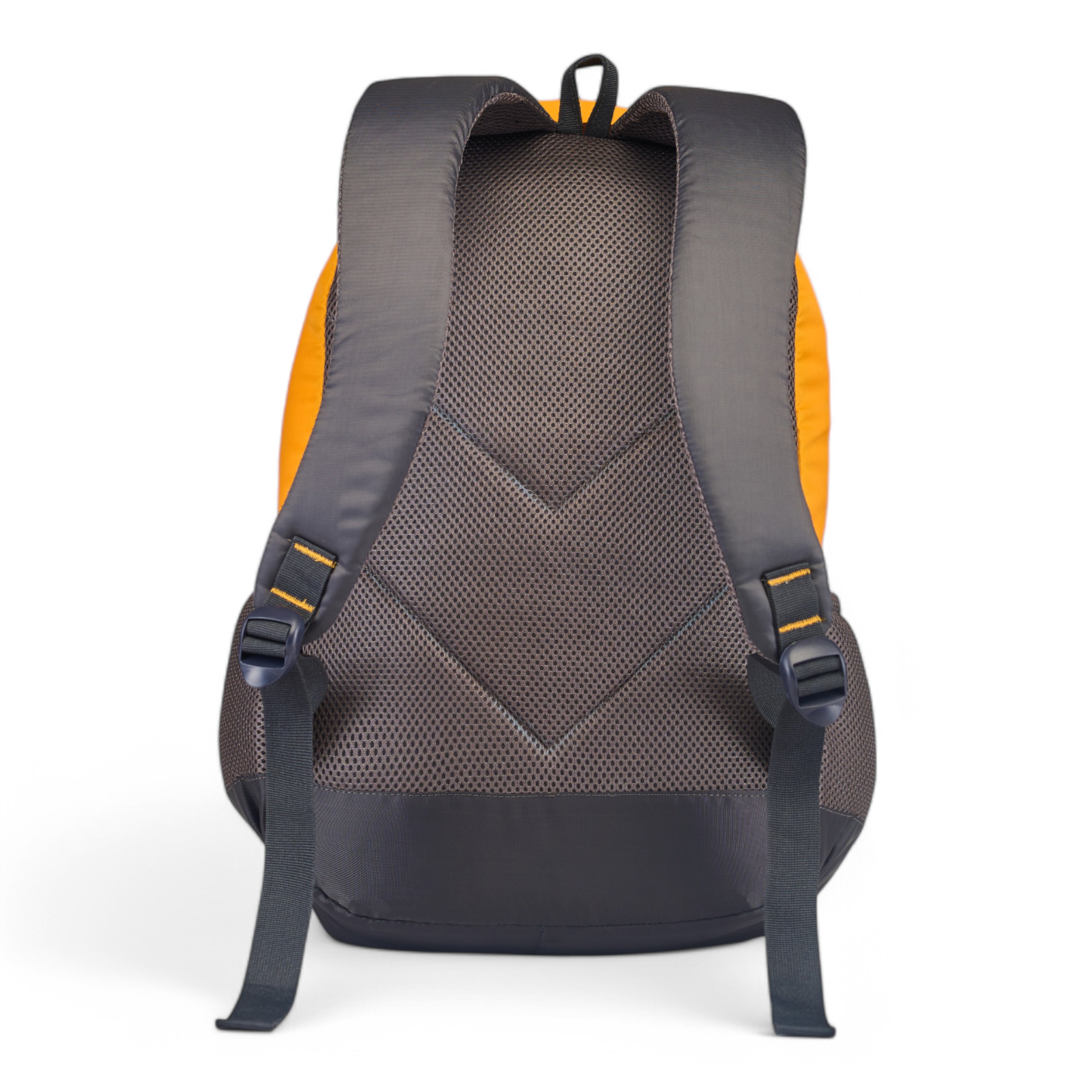 SCHOOL BAG PRINCE-17"(22 LTR) GREY & ORANGE