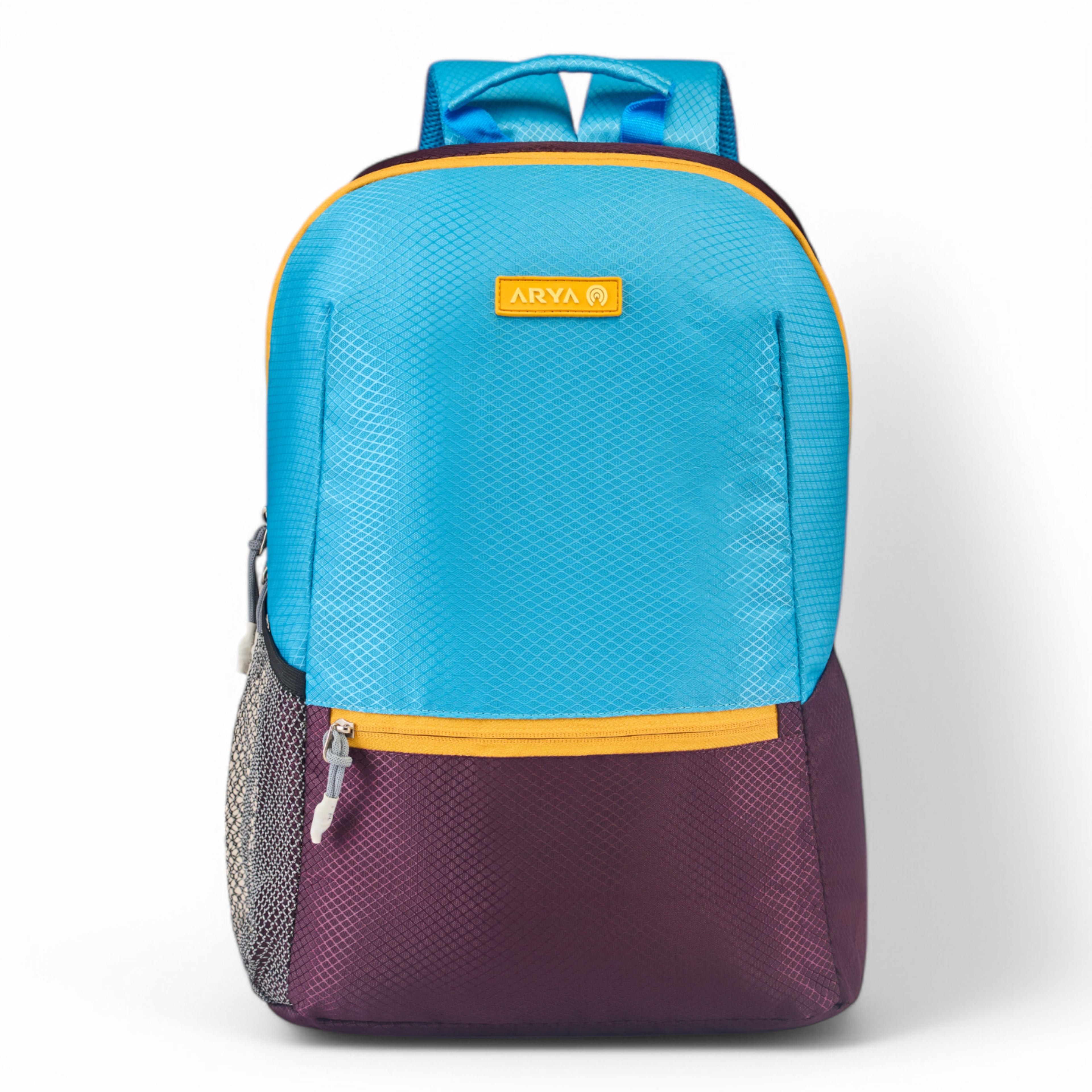 REGULAR BACK PACK NEXA-16"(15 LTR) -PURPLE & SKY BLUE