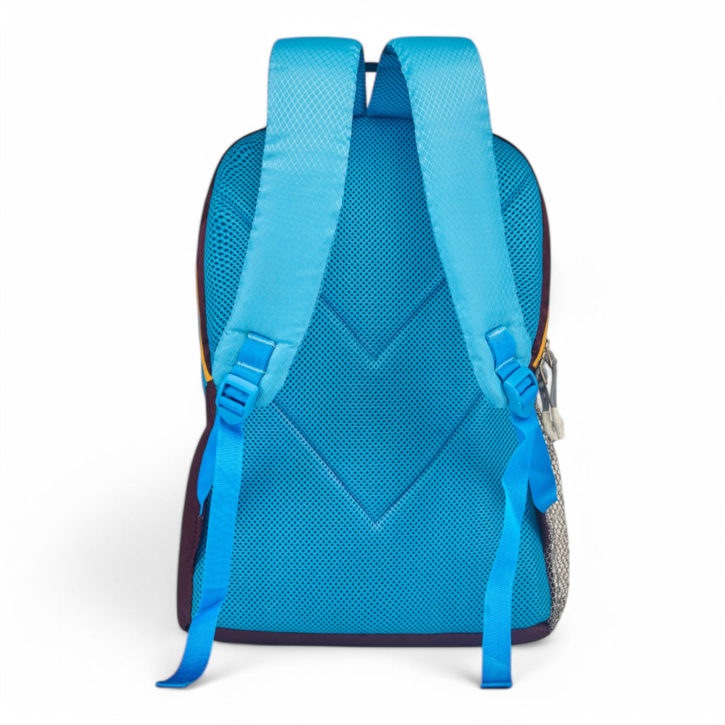 REGULAR BACK PACK NEXA-16"(15 LTR) -PURPLE & SKY BLUE