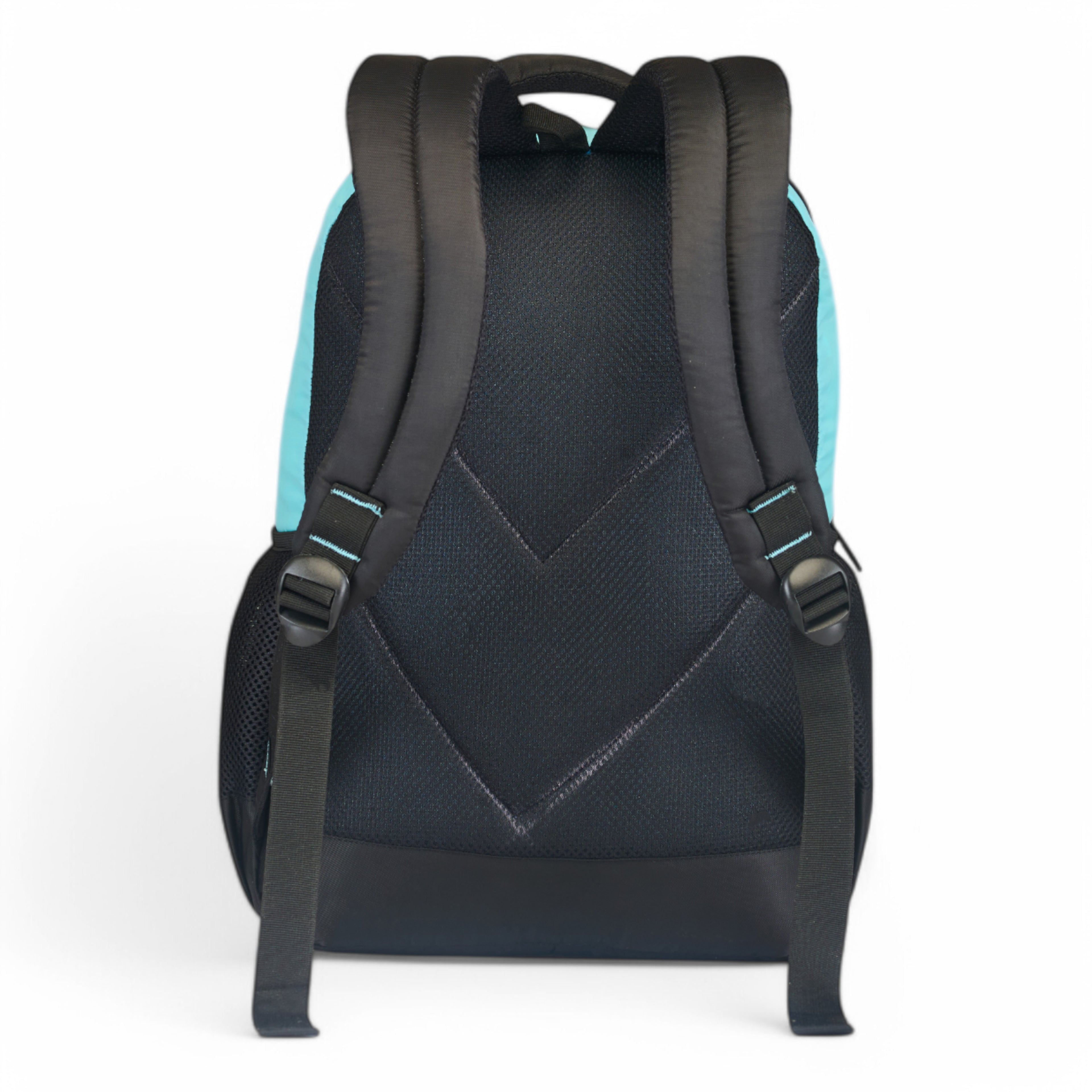 SCHOOL BAG TENNIS 16" (21 LTR) BLACK & SKY BLUE