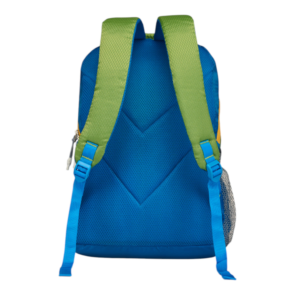 REGULAR BACK PACK NEXA-16"(15 LTR) -ROYAL BLUE & PARROT GREEN