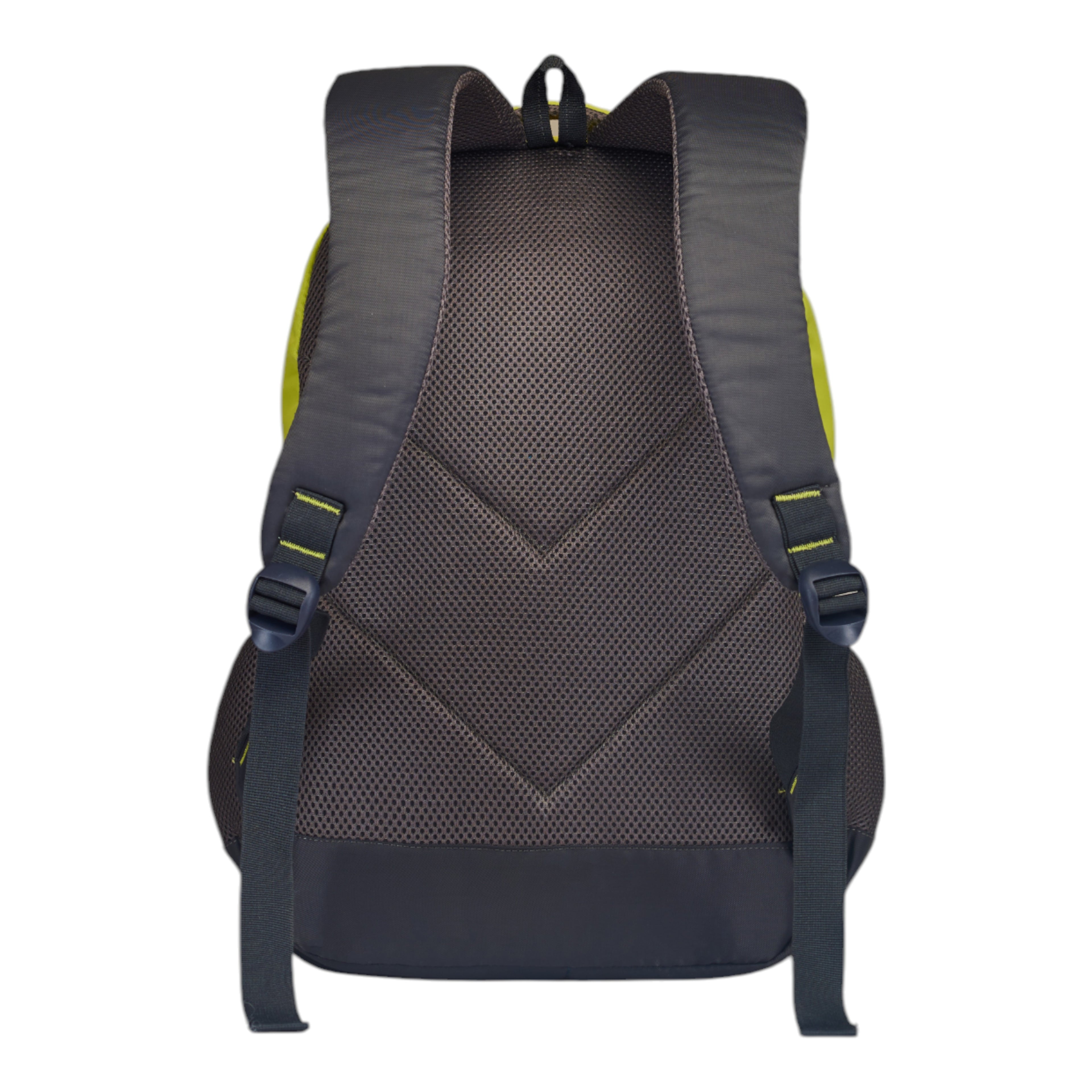 SCHOOL BAG YANA-17" (22 LTR) GREY & PARROT GREEN