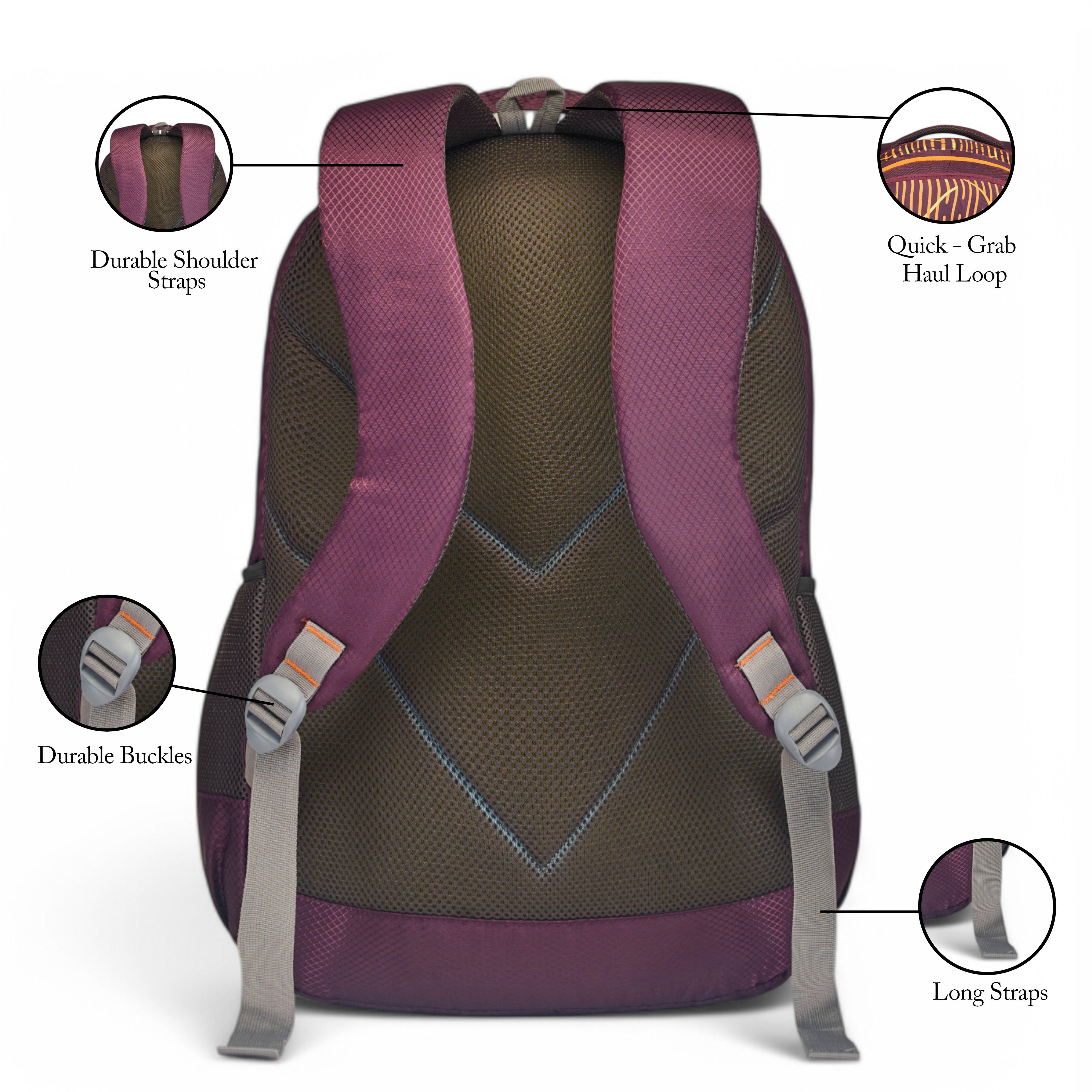 REGULAR BACK PACK LINER-19"(32 LTR) PURPLE