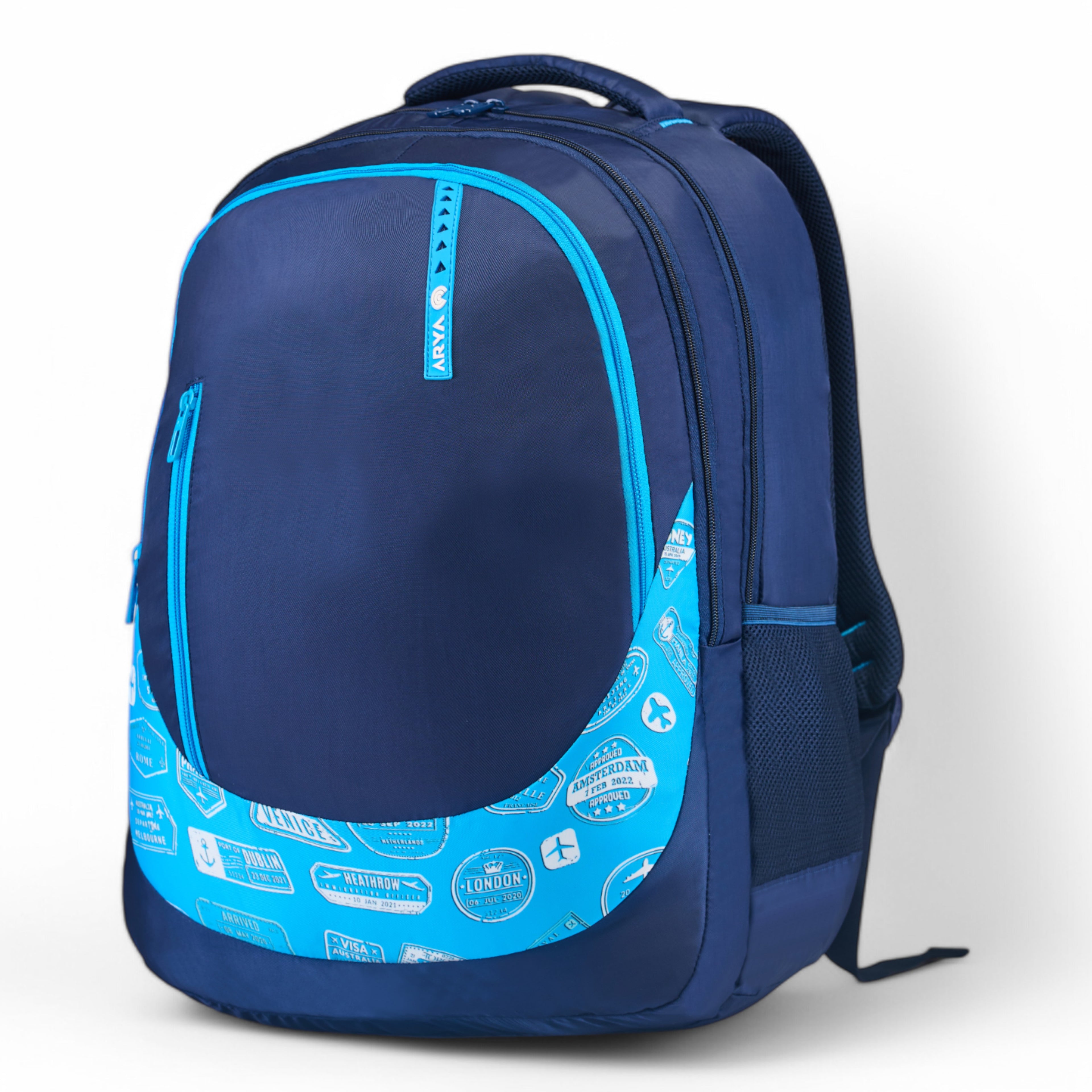 REGULAR BACK PACK HENRI-19"(32 LTR) NAVY BLUE