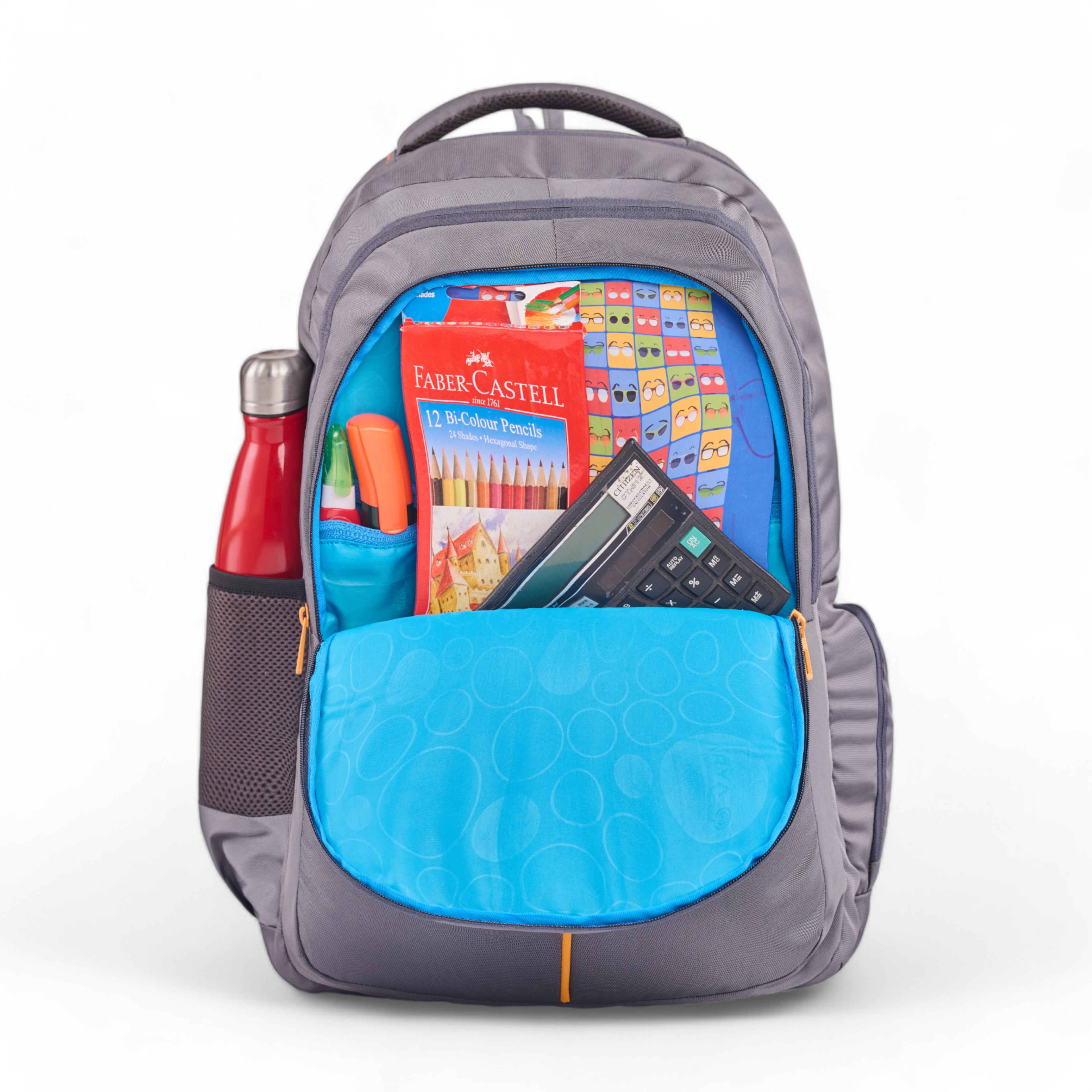 REGULAR BACK PACK TOUCH-19"(37 LTR) GREY