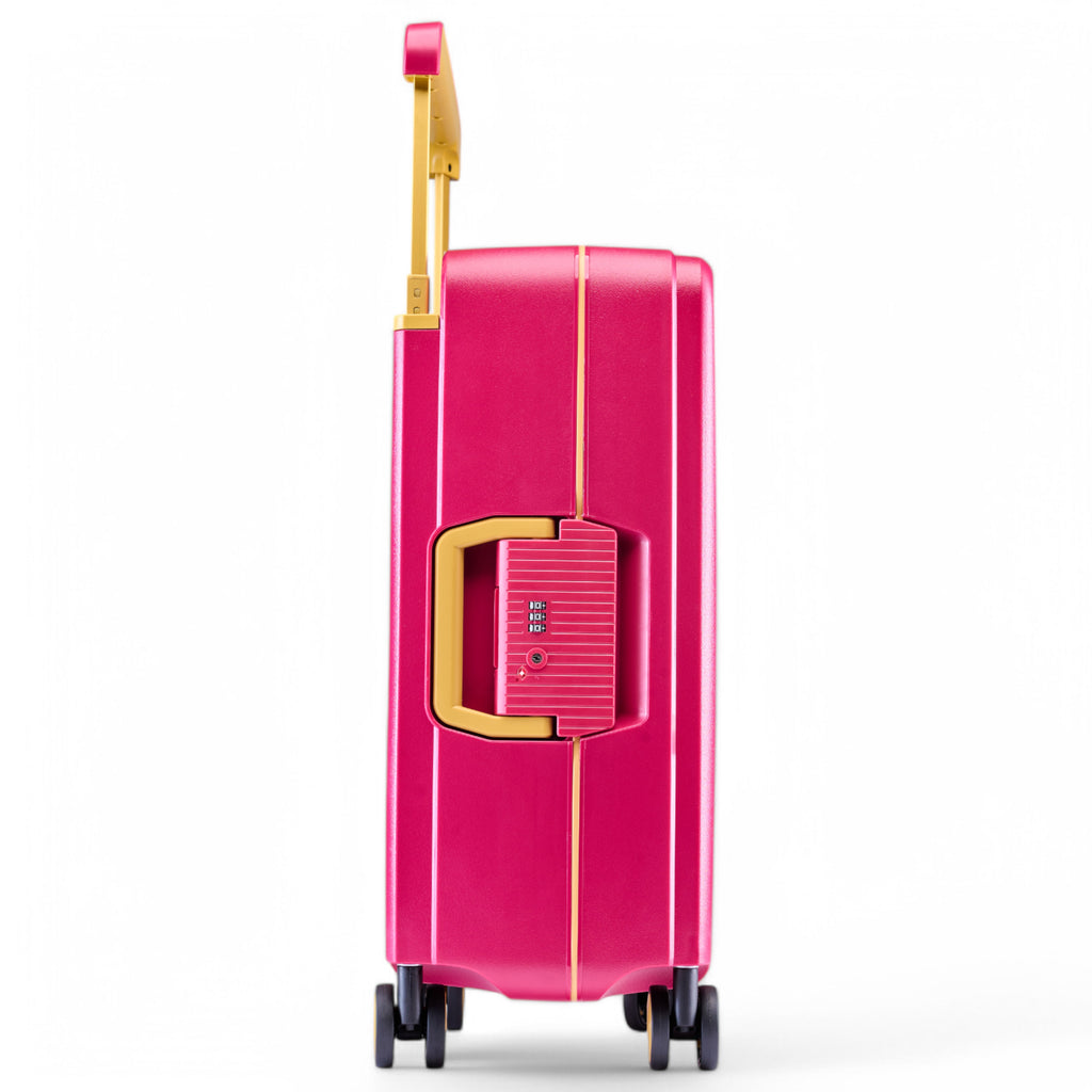 HARD LUGGGAGE STELLA-28"-RED & CHAMPANGE