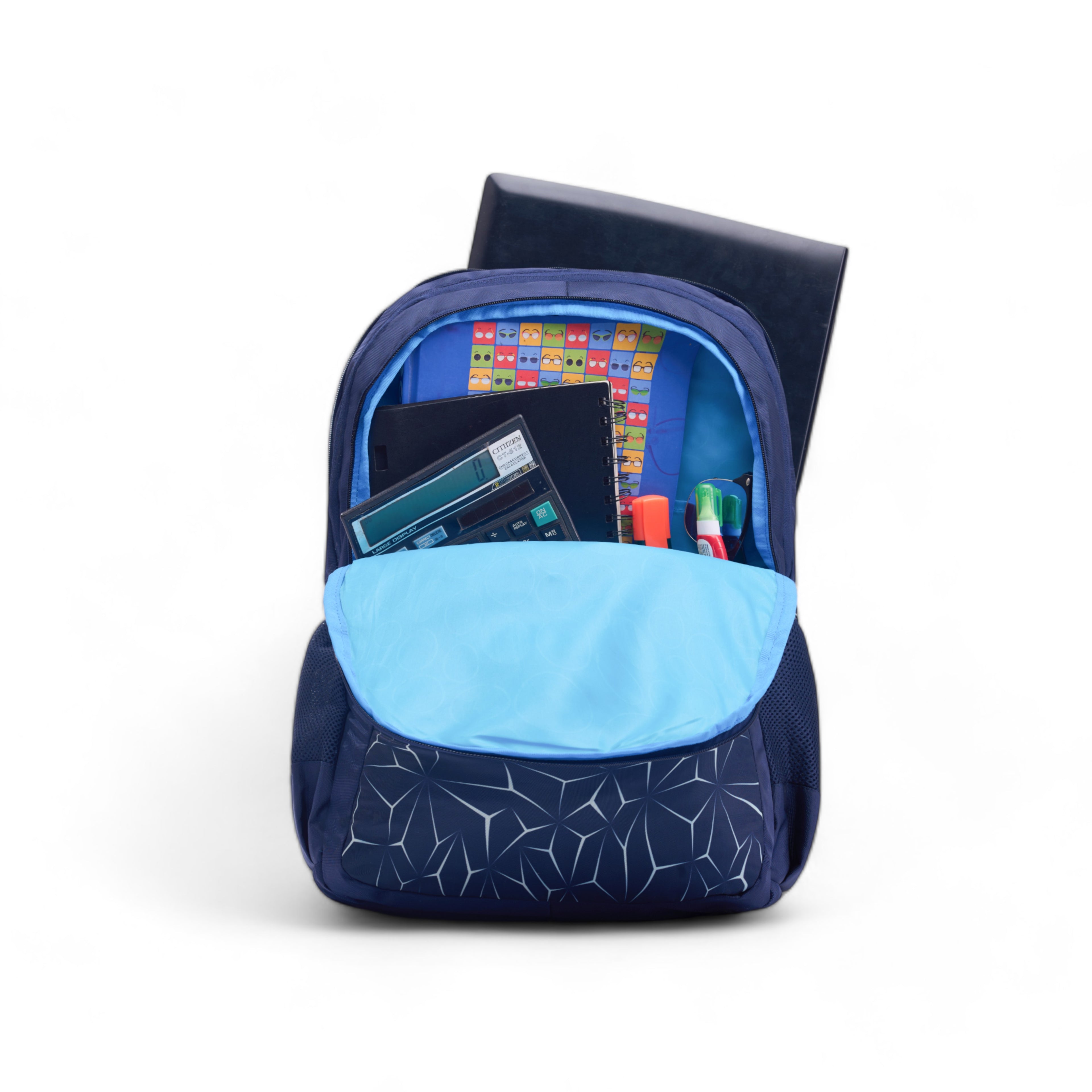 REGULAR BACK PACK SPARK-19"(33 LTR) NAVY BLUE