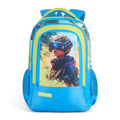 SCHOOL BAG GAME-17" (22 LTR) TURQUOISE BLUE & YELLOW
