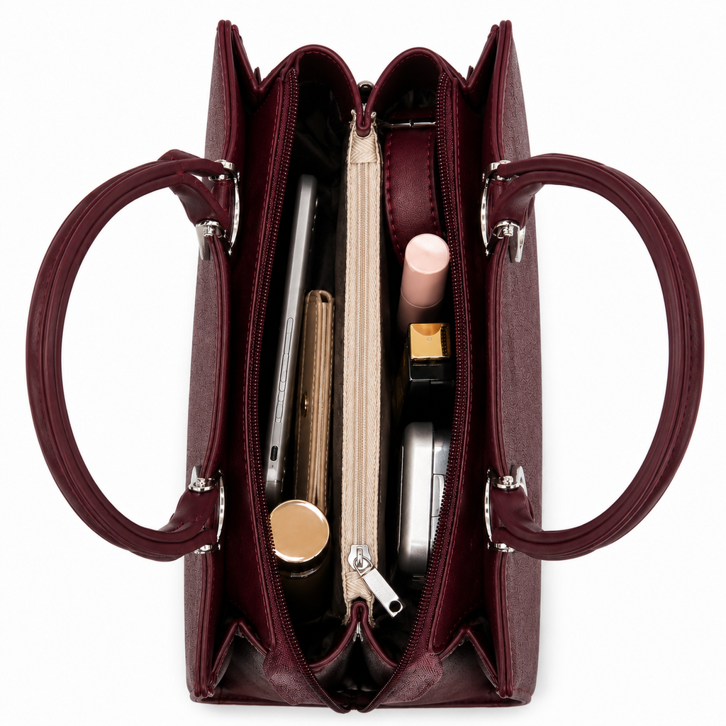 1757 Priya - Burgundy