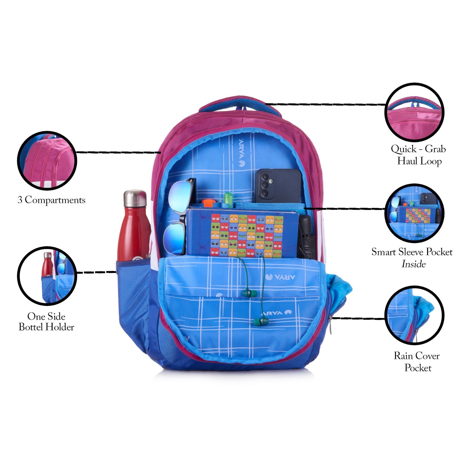 BP U-Turn Royal Blue and Magenta